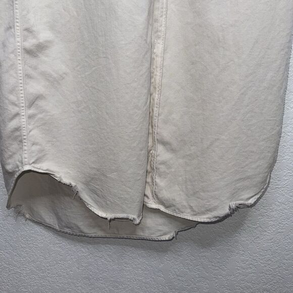 FRANK & EILEEN RORY SHIRT DRESS | VINTAGE WHITE Medium - Picture 7 of 13